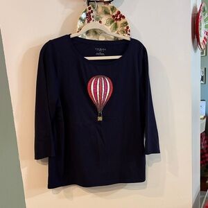 TALBOTS NAVY BLUE T SHIRT